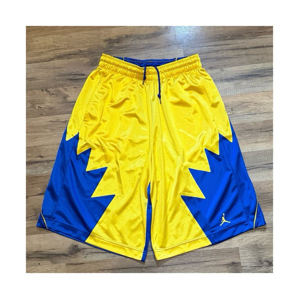 Y2K Air Jordan Laney Silky Dazzle Shiny Baketball Shorts